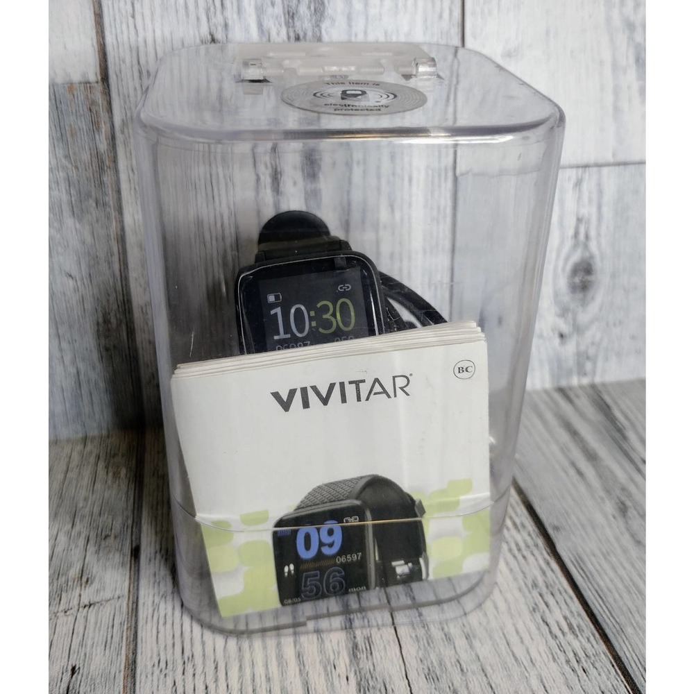 Vivitar Bluetooth Smart Watch. Black! Android/ IPhone Apple Compatible
